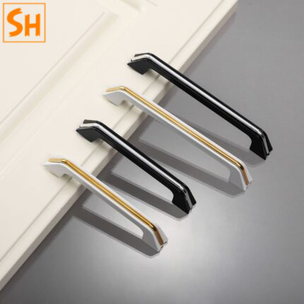 Tay nắm tủ hợp kim nhôm viền dọc hiện đại FI0960 Tay nắm tủ hợp kim nhôm viền dọc hiện đại FI0960