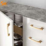 Tay nắm tủ quần áo hợp kim kẽm hiện đại TA8321 7