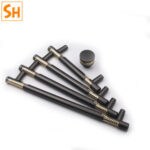 Tay nắm tủ áo hợp kim kẽm phối viền vàng YY6564