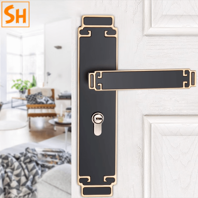 Khóa cửa gỗ phòng khách hợp kim kẽm SH7818 Khóa cửa gỗ phòng khách hợp kim kẽm SH7818