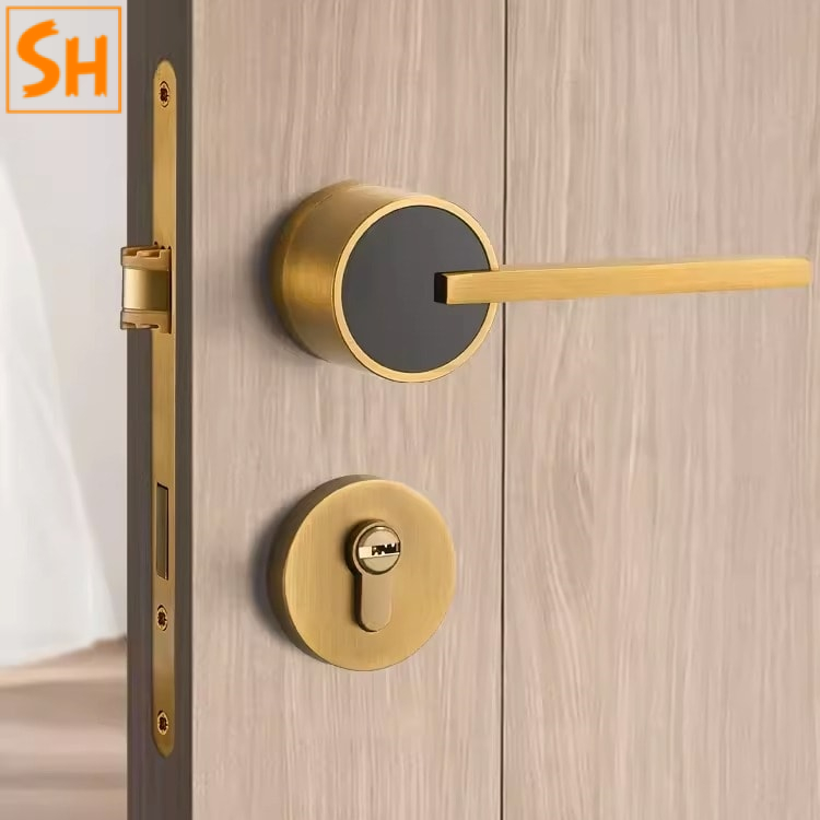 Khóa cửa tay gạt hợp kim kẽm hiện đại SHJ069 Khóa cửa tay gạt hợp kim kẽm hiện đại SHJ069 1