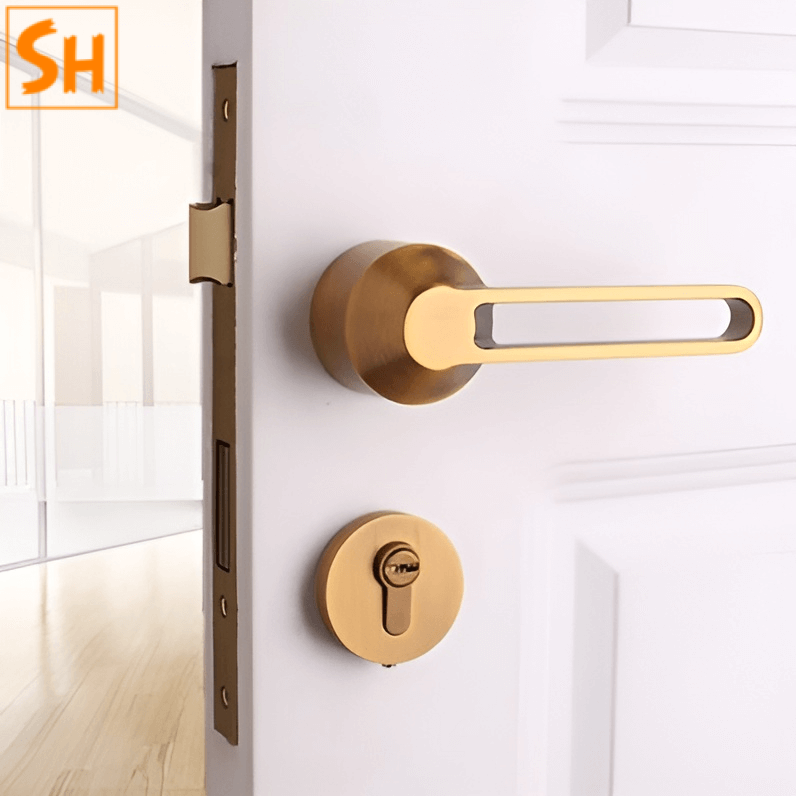 Khóa cửa tay gạt nghệ thuật kiểu mới SHJI2335 1