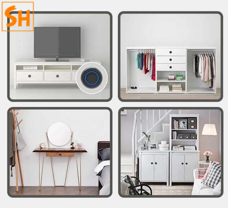 khóa vân tay mini ngăn kéo tủ YLF033 2026