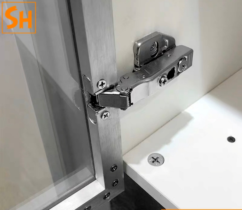 Bản lề giảm chấn cho khung cửa nhôm kính DTC-ALU 3