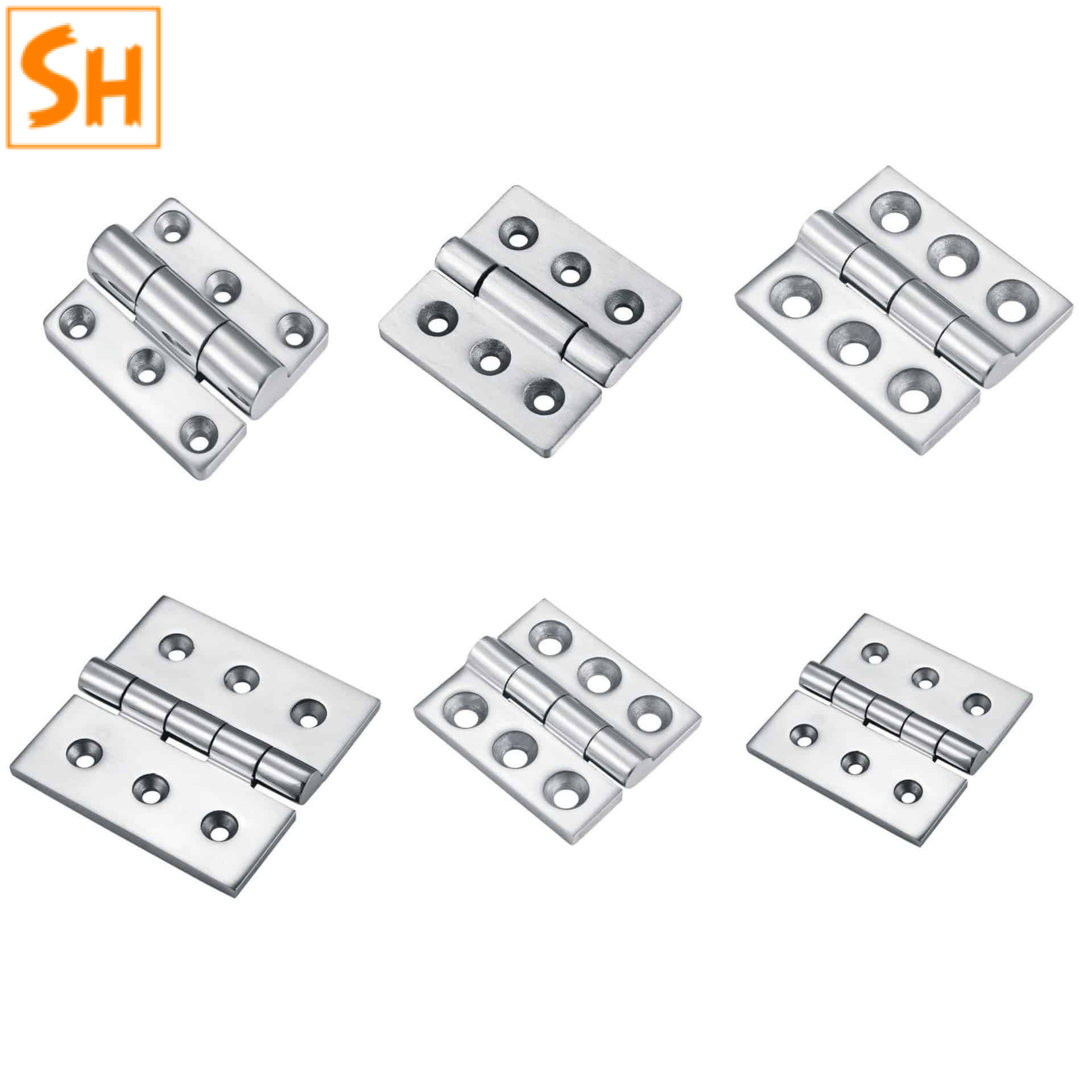 Bản lề lá phẳng chịu lực inox 304 SH-S825