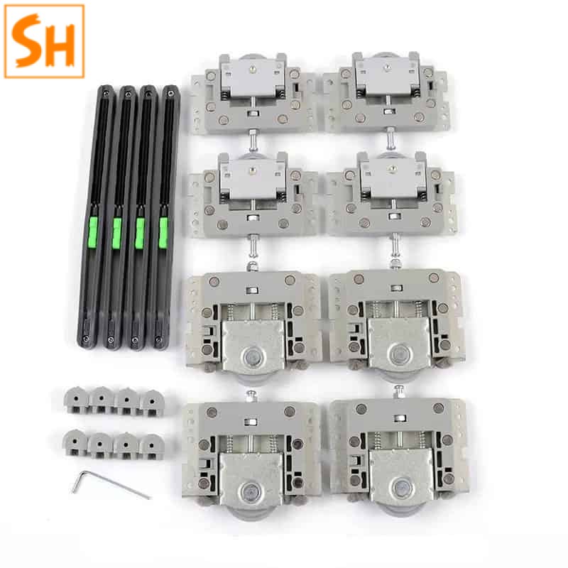 Bánh xe cửa lùa tủ gỗ giảm chấn DL-M132 Bánh xe cửa lùa tủ gỗ giảm chấn DL-M132