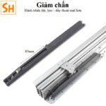 Ray trượt tủ cầu thang giảm chấn cao cấp BTC-SR