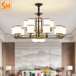 Đèn chùm phòng khách trang trọng SH8631