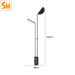 Đèn sàn trang trí thép cao cấp đế đá cẩm thạch HX5003 7
