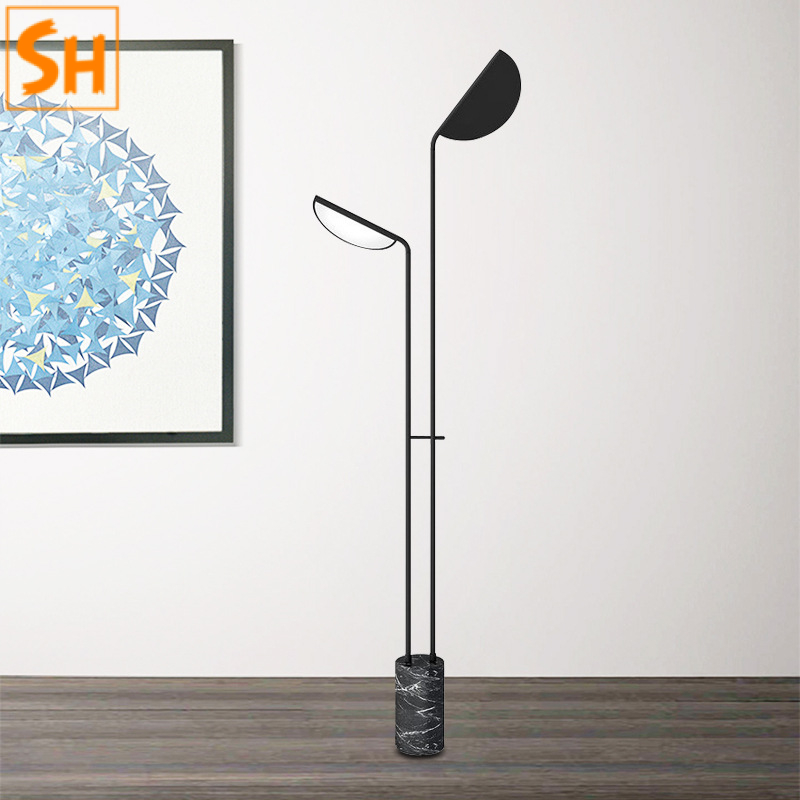 Đèn sàn đứng cao cấp chân đế đá cẩm thạch HX5003
