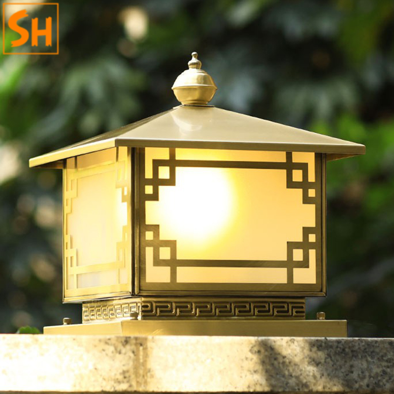 Đèn trụ cổng bằng đồng tân cổ điển SH6630 Đèn trụ cổng bằng đồng tân cổ điển SH6630 – ảnh đại diện