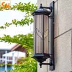 Đèn gắn tường hoạ tiết kẻ sọc hiện đại SH6078