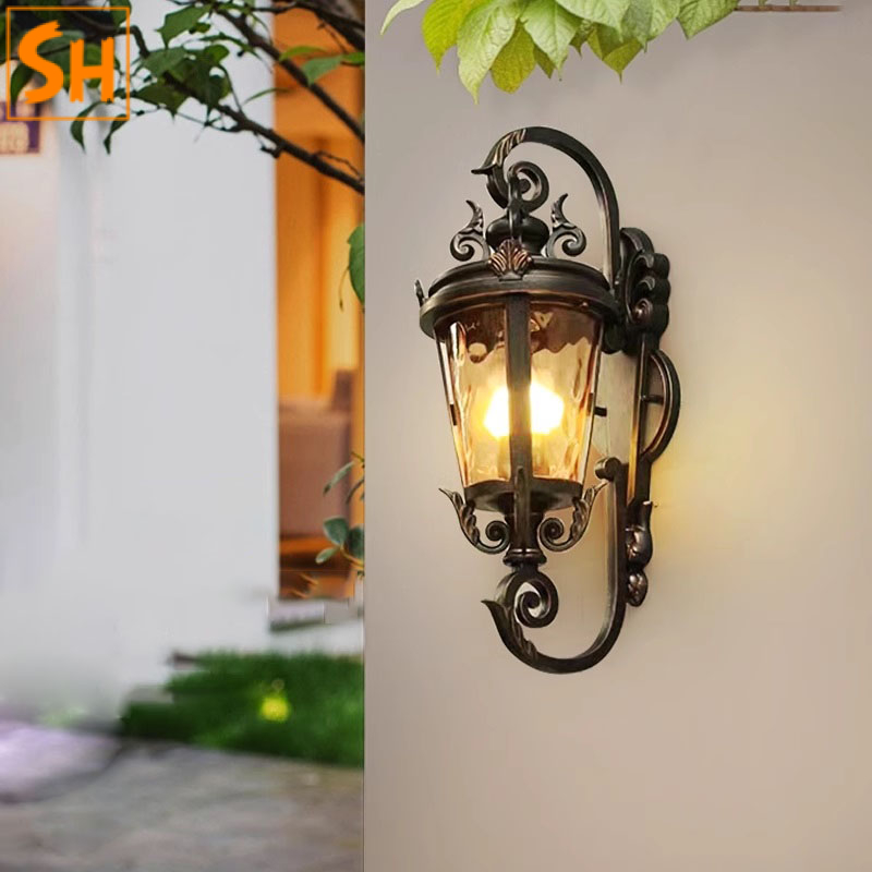 Đèn gắn vách trang trí ngoài trời cổ điển SH7552 Đèn gắn vách trang trí ngoài trời cổ điển SH7552