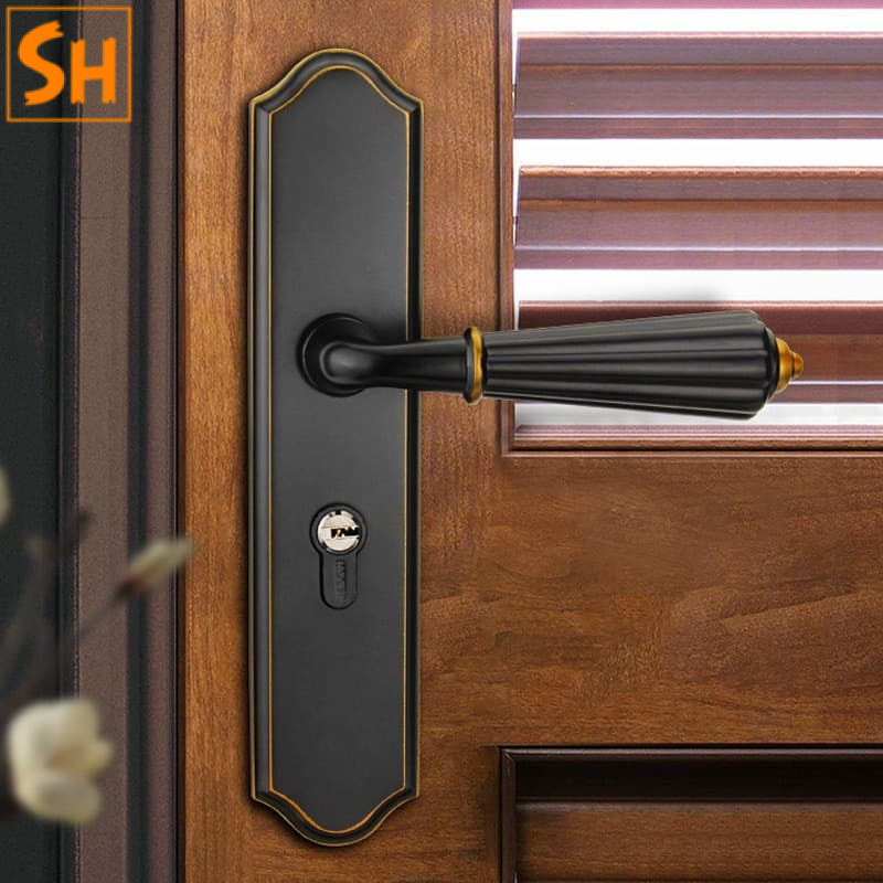 Khóa cửa phòng ngủ hợp kim kẽm đa màu SH61925