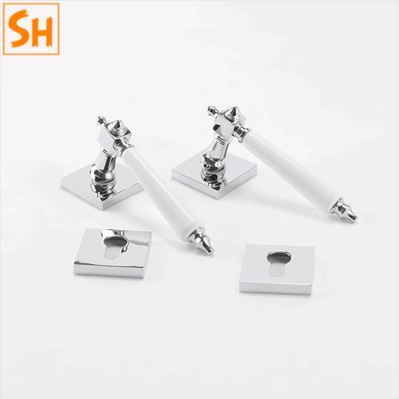Khóa cửa tay gạt bằng gốm sang trọng SHL7330