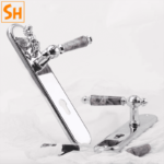 Khóa cửa tay gạt họa tiết thiên thần bằng đồng OL8653 8