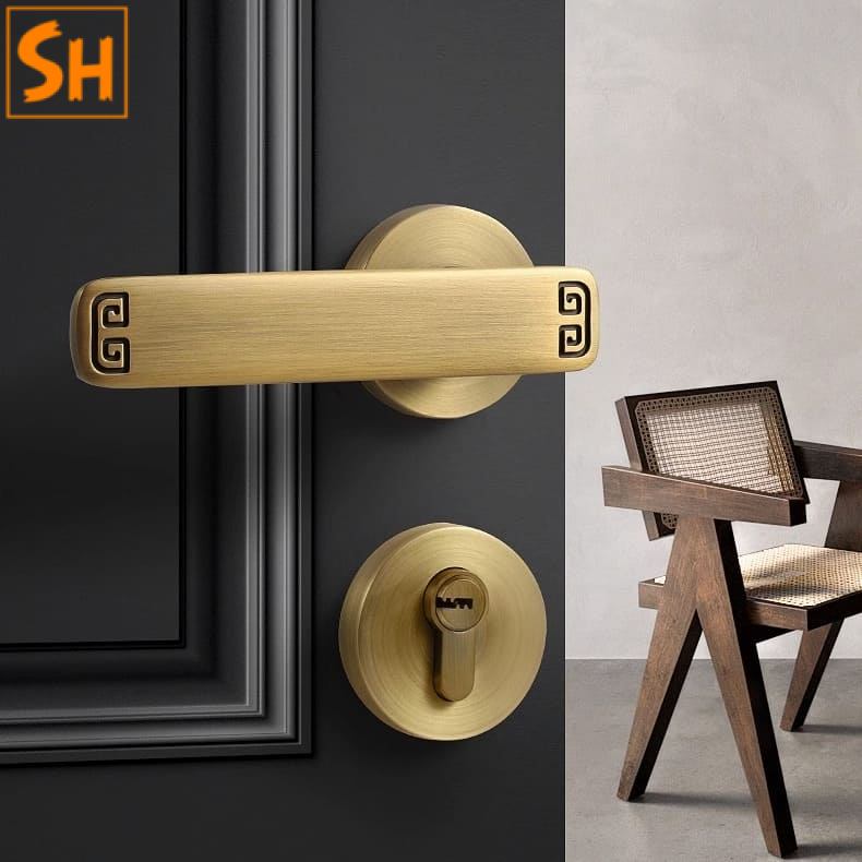 Khóa cửa hợp kim kẽm cổ điển VF88005 Khóa cửa hợp kim kẽm cổ điển VF88005
