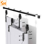 Ray trượt barn door bypass cánh so le bánh lớn RT4456 8