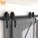 Ray trượt barn door bypass cánh so le bánh lớn RT4456 9
