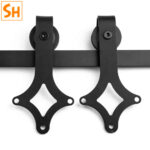 Ray trượt barn door đơn phẳng hình thoi RT4823 8