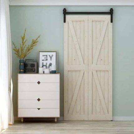 Ray trượt barn door cánh xếp đơn bi-folding RT751 6