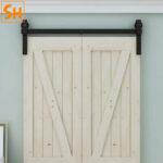 Ray trượt barn door cánh xếp đơn bi-folding RT751 7