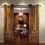 Ray trượt barn door chân chữ U cánh phẳng đơn RT7089 8