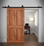 Ray trượt barn door đơn phẳng chân tam giác RT9698 4