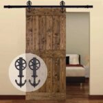 Ray trượt barn door mỏ neo cho cánh phẳng đơn RT775 6