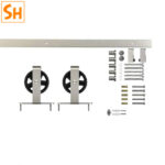 Ray trượt cửa lùa barn door đơn cho cánh phẳng RT5652 6