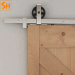 Ray trượt cửa lùa barn door đơn cho cánh phẳng RT5652 5