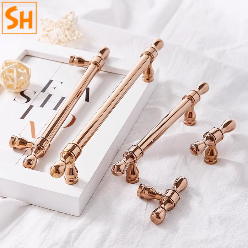 Tay nắm tủ đồng thau sang trọng Châu Âu JY4548 Tay nắm tủ đồng thau sang trọng Châu Âu JY4548