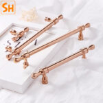 Tay nắm tủ đồng thau sang trọng Châu Âu JY4548 9