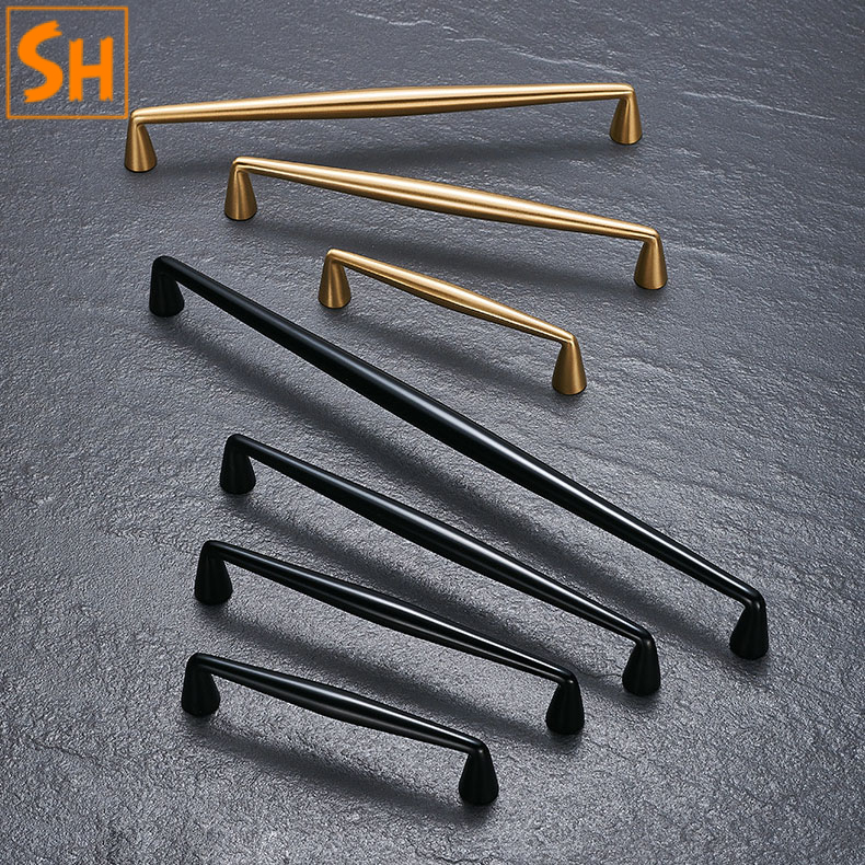 Tay nắm tủ đồng thau Bắc Âu cao cấp SHGLS8 Tay nắm tủ đồng thau Bắc Âu cao cấp SHGLS8