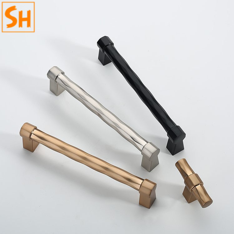 Tay nắm tủ hợp kim kẽm lượn sóng cao cấp SH3948-8 Tay nắm tủ hợp kim kẽm lượn sóng cao cấp SH3948
