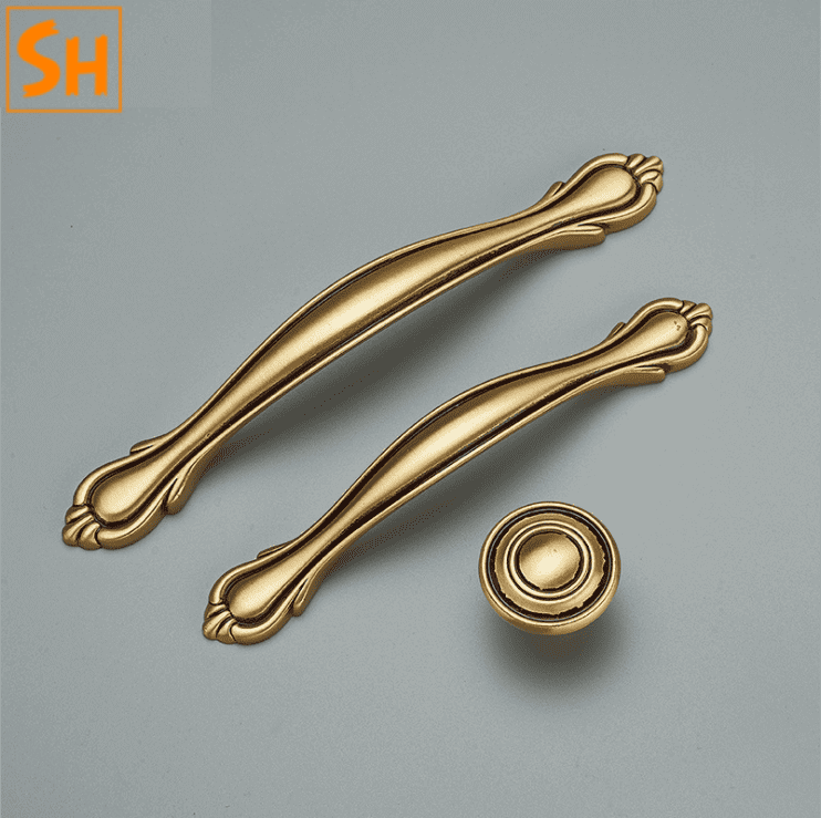 Tay nắm tủ cổ điển bằng đồng thau nguyên chất cao cấp OK6588T Tay nắm tủ cổ điển bằng đồng thau nguyên chất cao cấp OK6588T