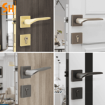 Bộ khoá cửa kiểu dáng vuông cá tính SH.923A