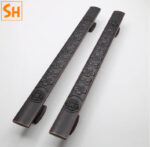 Tay nắm cửa chính hoa văn cổ điển nghệ thuật DH009