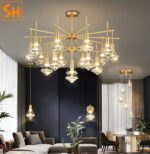 Đèn chùm gắn trần viên kim cương đẳng cấp KD6705