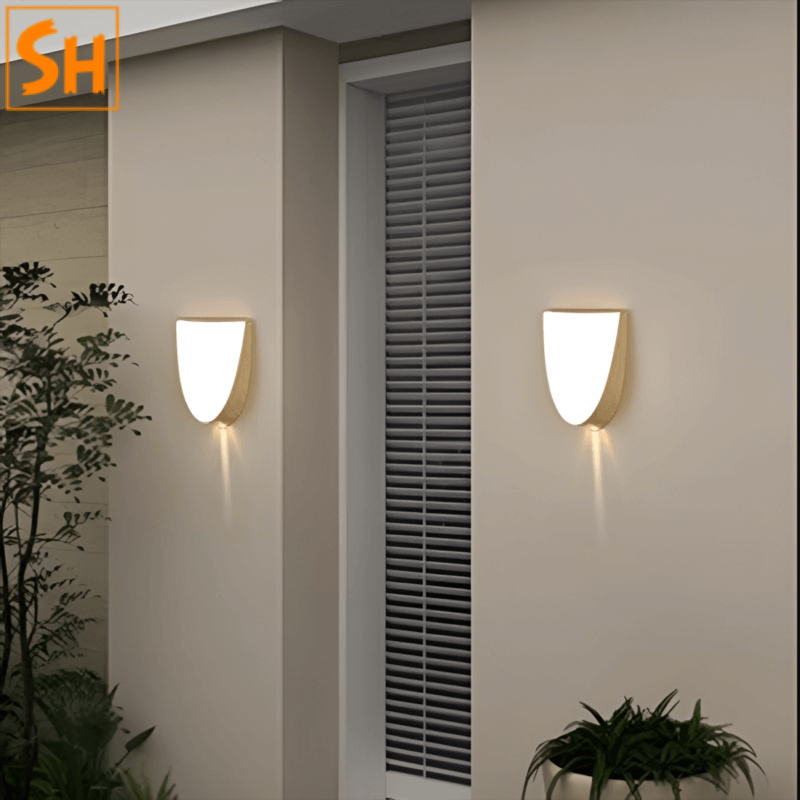 Đèn gắn tường hành lang họa tiết vân gỗ VE7076 Đèn gắn tường hành lang họa tiết vân gỗ VE7076