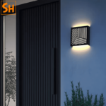 Đèn tường ngoài trời hoa văn hình học ZK0618