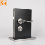 Khoá cửa phân thể Inox 304 tối giản màu bạc SH.BS007-b