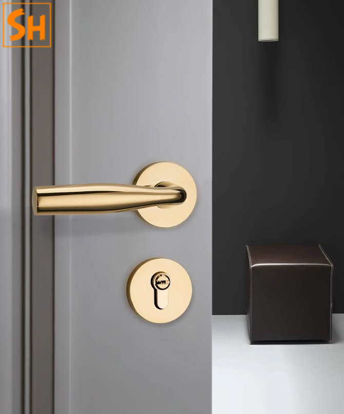 Khóa cửa phân thể hợp kim kẽm hiện đại Bắc Âu KB5988 Khóa cửa phân thể hợp kim kẽm hiện đại Bắc Âu KB5988