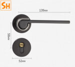 Khóa cửa phòng ngủ hiện đại sang trọng MC6772-b