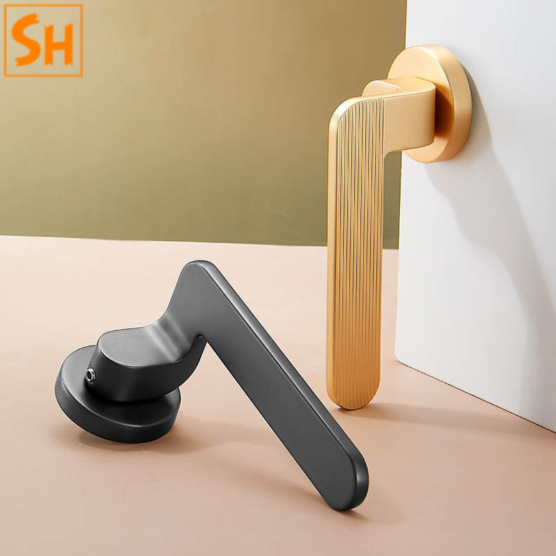 Khóa cửa phân thể tay gạt sọc dọc hiện đại YJ7220 Khóa cửa phân thể tay gạt sọc dọc hiện đại YJ7220