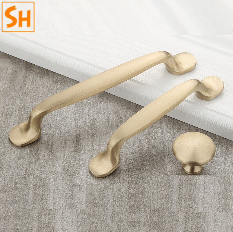 Tay nắm tủ bằng đồng phong cách Bắc Âu FHOFC.N5 -1 Tay nắm tủ bằng đồng phong cách Bắc Âu FHOFC.N5 -1