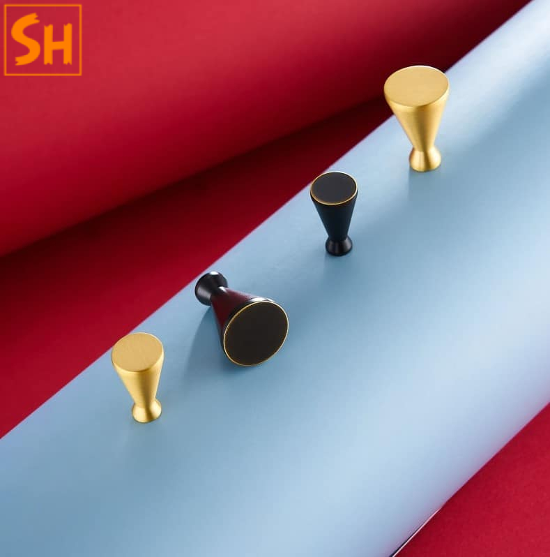 Tay nắm tủ bằng đồng phong cách Bắc Âu L1072-11