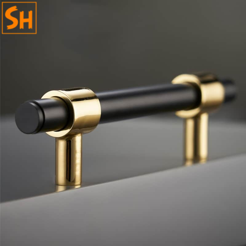 Tay nắm tủ bằng đồng phong cách tối giản DC9359-1 Tay nắm tủ bằng đồng phong cách tối giản DC9359-1