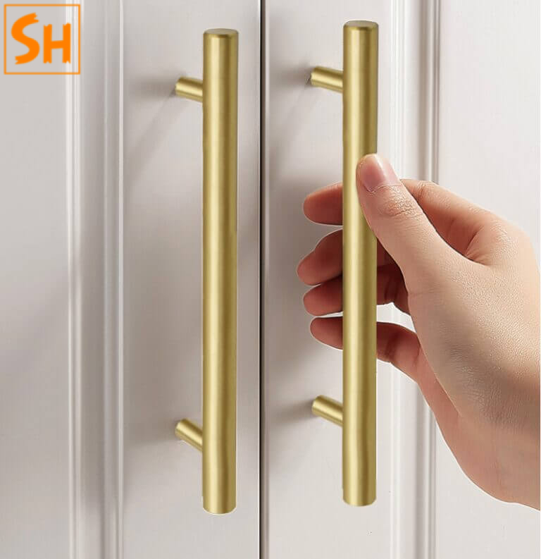 Tay nắm tủ bằng đồng thanh tròn tối giản FHOFC8856-3 Tay nắm tủ bằng đồng thanh tròn tối giản FHOFC8856-3