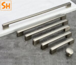 Stylehome - Tay nắm tủ hợp kim kẽm tối giản màu ánh bạc SH748S